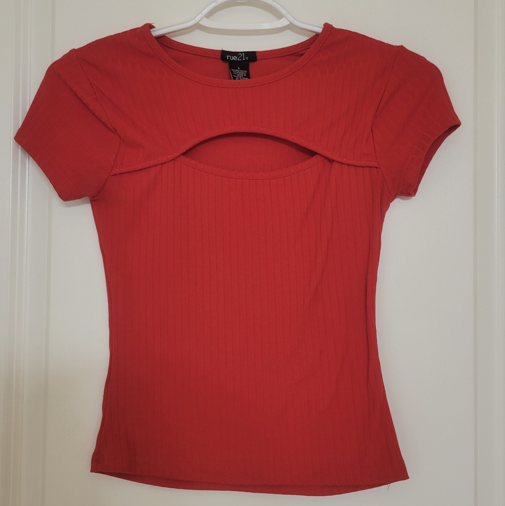 Red rue 21 shirt